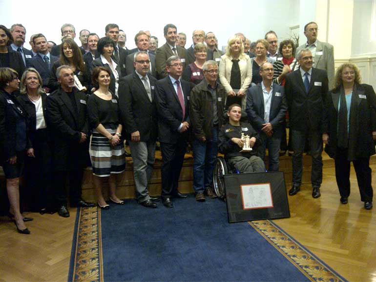 Troph�es de l'Economie aux entreprises m�ritantes du Sud Alsace (information Action et Comp�tence)