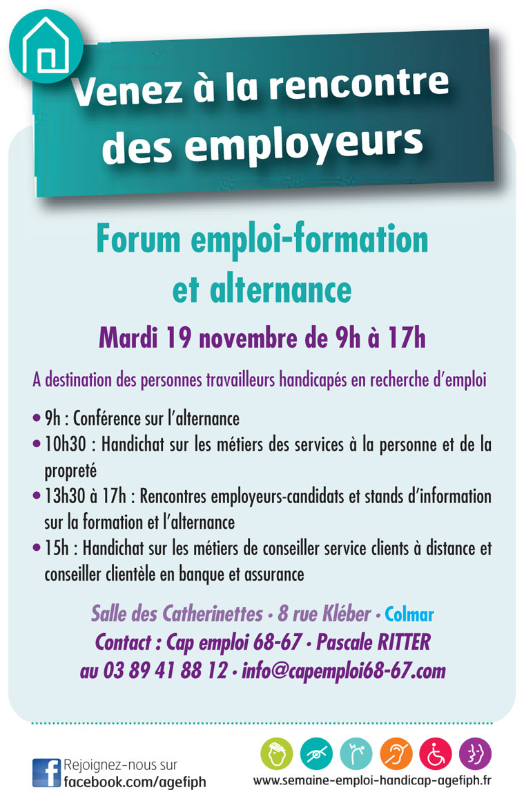 Action et comp�tence : Forum �Emploi- Formation et Alternance� SEPH mardi 19 novembre de 9h � 17h